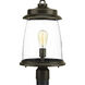 Queenscliff 1 Light 19 inch Antique Bronze Outdoor Post Lantern