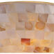 Dewey Beach 2 Light 12 inch Satin Nickel with Ivory Semi Flush Mount Ceiling Light