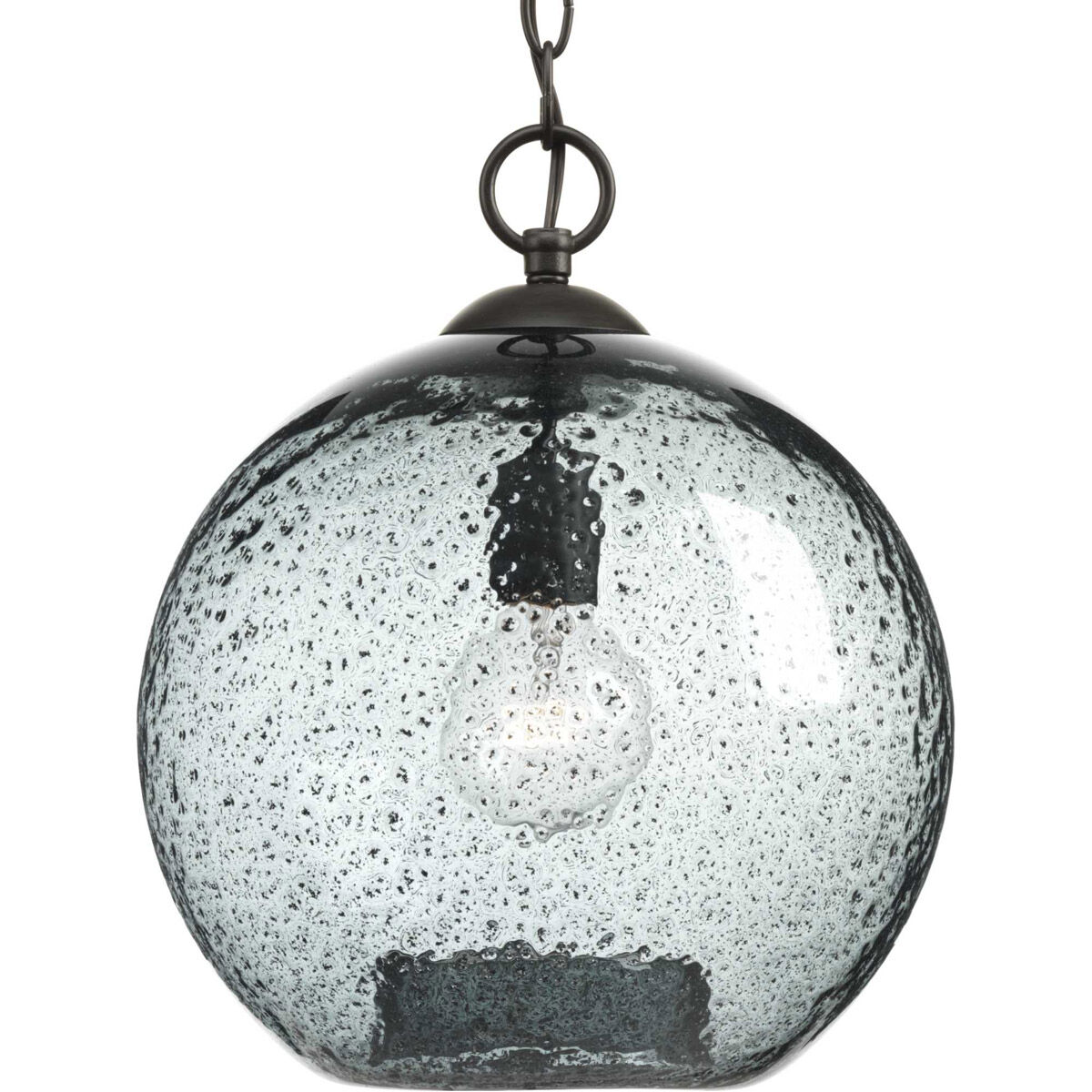 Burtons Bay 1 Light 11.75 inch Antique Bronze Pendant Ceiling Light, Design Series