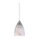 Ploperro 1 Light 5 inch Satin Nickel Mini Pendant Ceiling Light