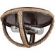 South Bay 2 Light 13 inch Oil Rubbed Bronze Flush Mount Ceiling Light