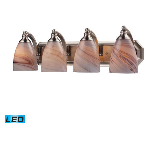 Sea of Azov LED 27 inch Satin Nickel Vanity Light Wall Light