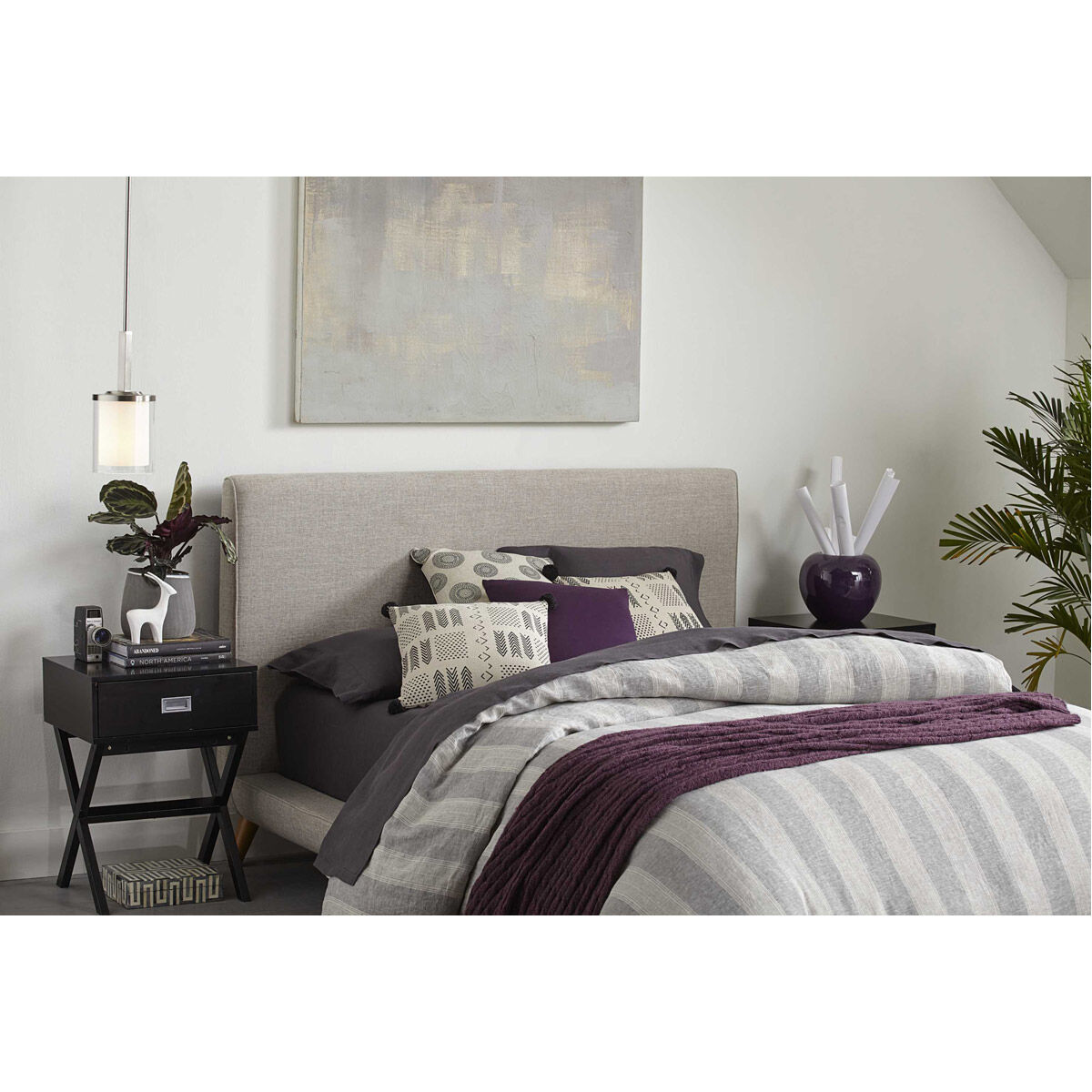 Beaches 1 Light 6.25 inch Brushed Nickel Mini-Pendant Ceiling Light