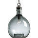 Blue Marlin 1 Light 13 inch Antique Bronze Pendant Ceiling Light, Design Series
