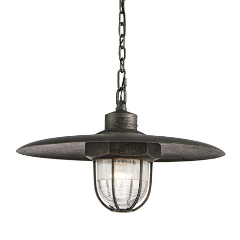 Kailua 1 Light 22 inch Aged Silver Pendant Ceiling Light