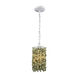 Camden 1 Light 6 inch White with Green Mini Pendant Ceiling Light