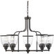 San Francisco Bay 5 Light 28 inch Antique Bronze Chandelier Ceiling Light