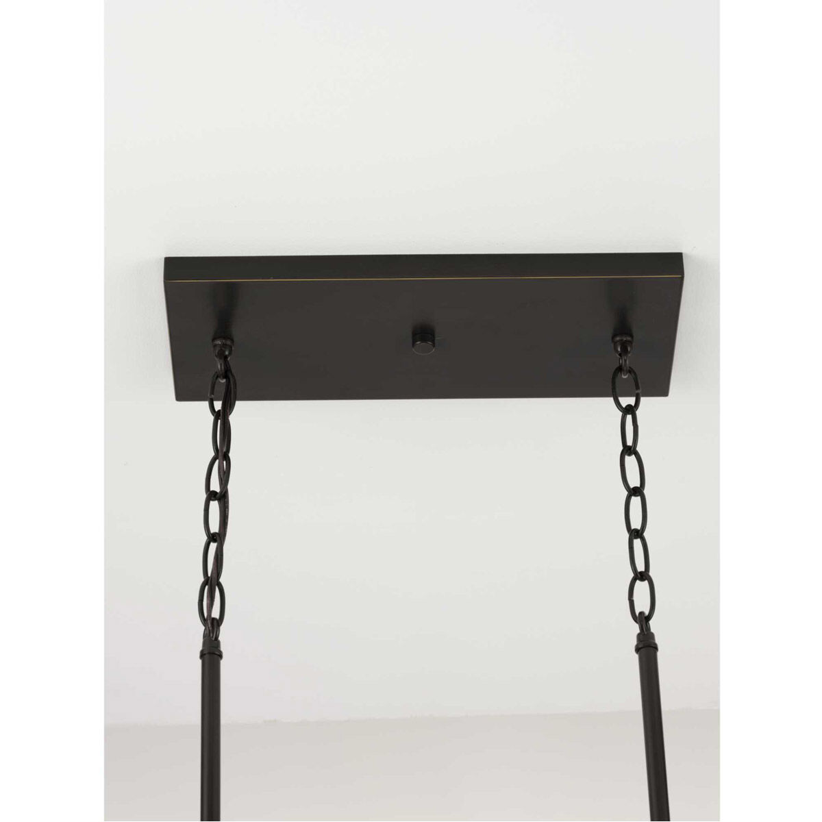 Beaches 4 Light 38 inch Antique Bronze Linear Chandelier Ceiling Light