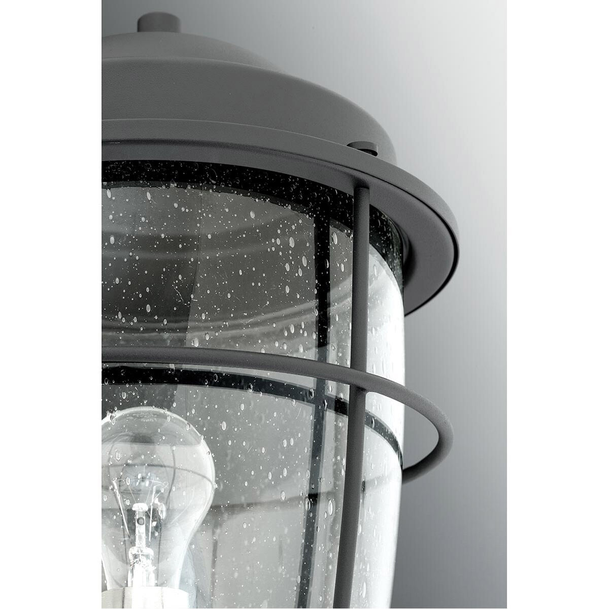 Flatts 1 Light 14 inch Black Outdoor Wall Lantern