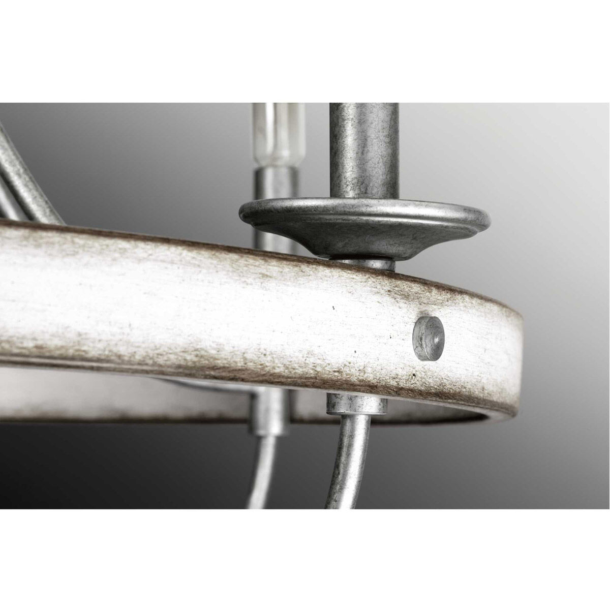 Camps Bay 9 Light 35.25 inch Galvanized Chandelier Ceiling Light