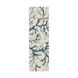 Saginaw Bay 96 X 30 inch Dark Blue/Medium Gray/Sea Foam/Light Gray/Ivory Rugs, Polyester