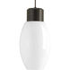 Diamond Head LED 6.63 inch Antique Bronze Pendant Ceiling Light, Progress LED
