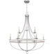 Camps Bay 9 Light 35.25 inch Galvanized Chandelier Ceiling Light