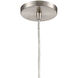 Kalalau 1 Light 5 inch Satin Nickel Mini Pendant Ceiling Light