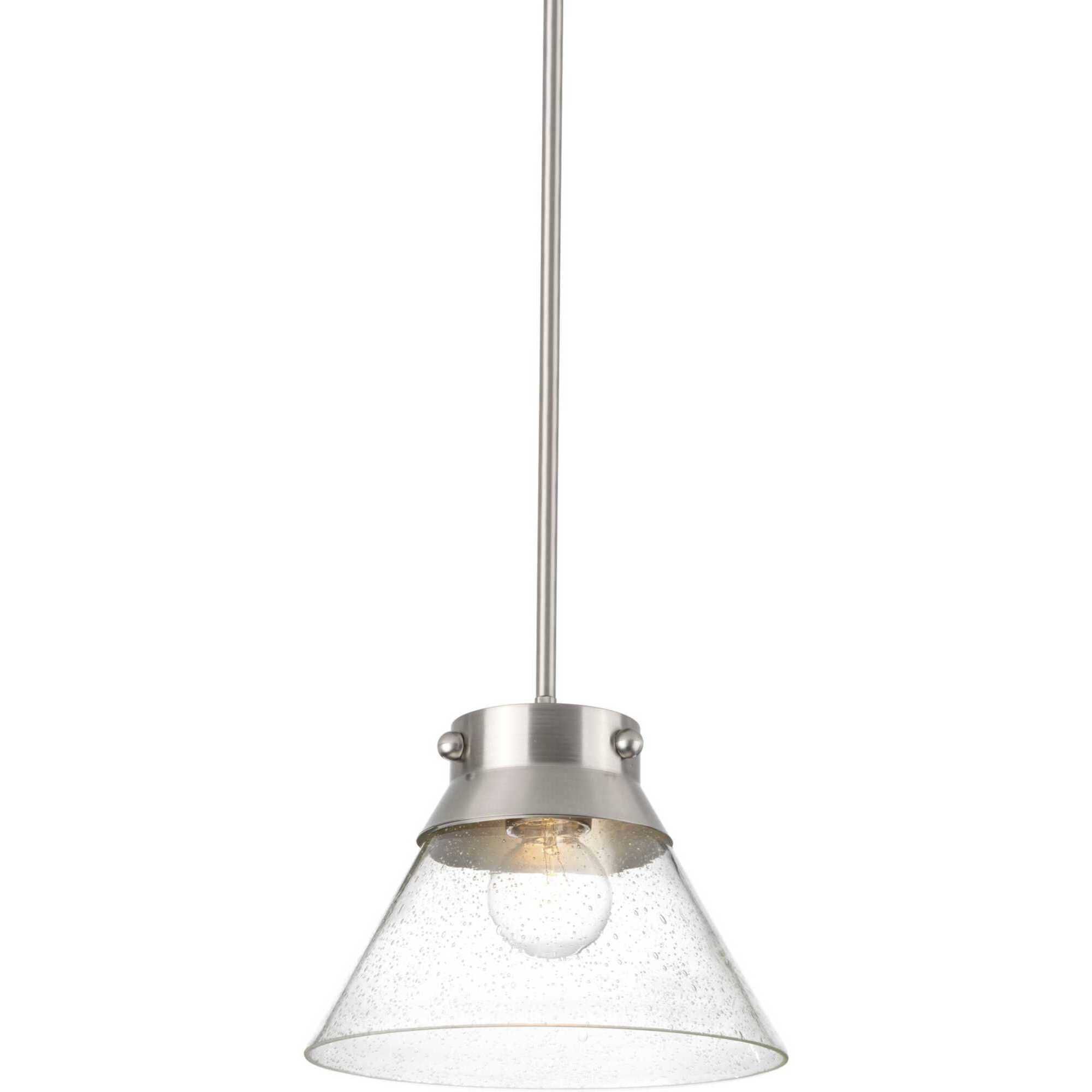 Olive Ridley 1 Light 11.75 inch Brushed Nickel Semi-Flush Convertible Ceiling Light, Design Series