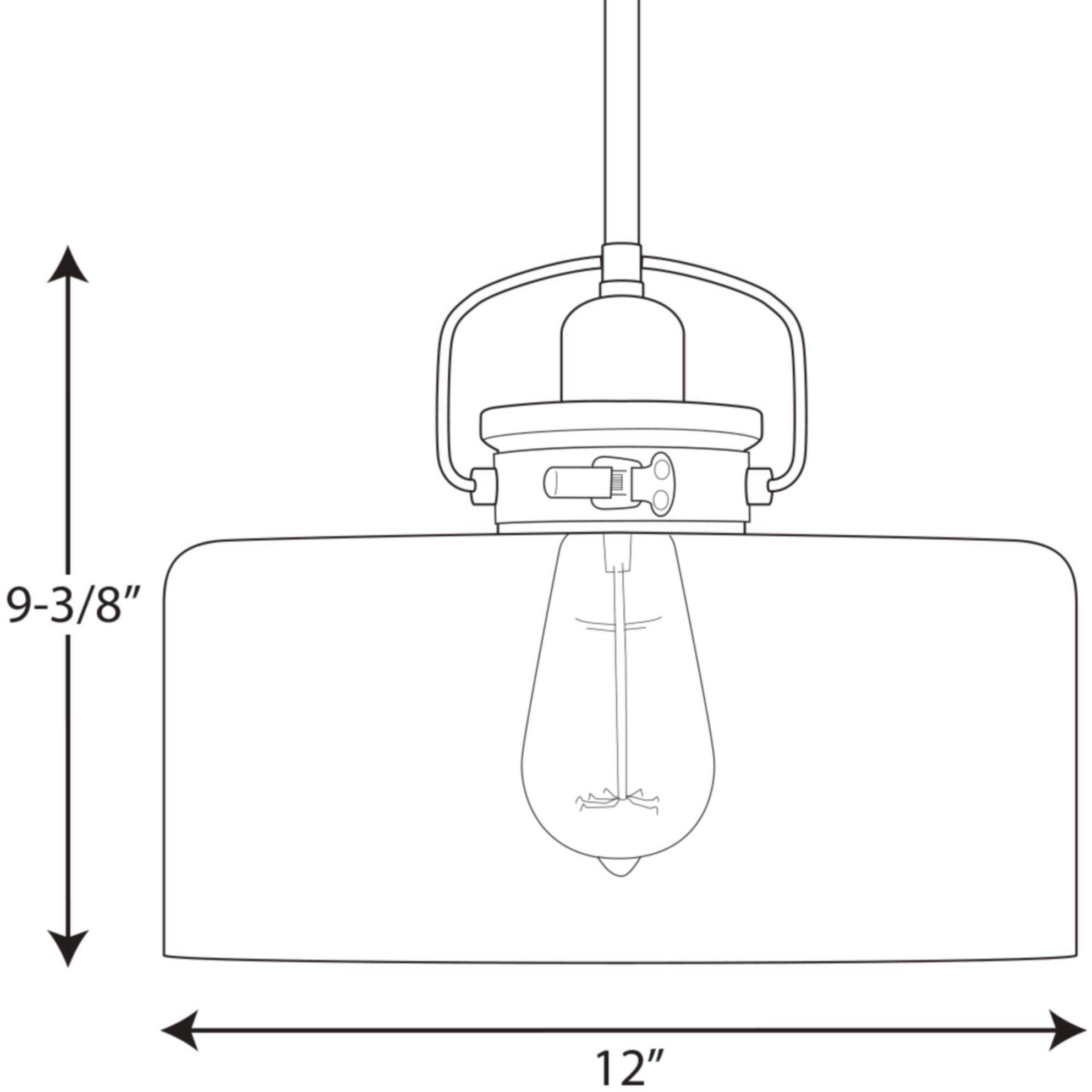 Aft 1 Light 12 inch Antique Bronze Pendant Ceiling Light