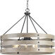 Camps Bay 5 Light 28 inch Graphite Pendant Ceiling Light