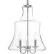 Maritime 3 Light 13.63 inch Polished Chrome Pendant Ceiling Light