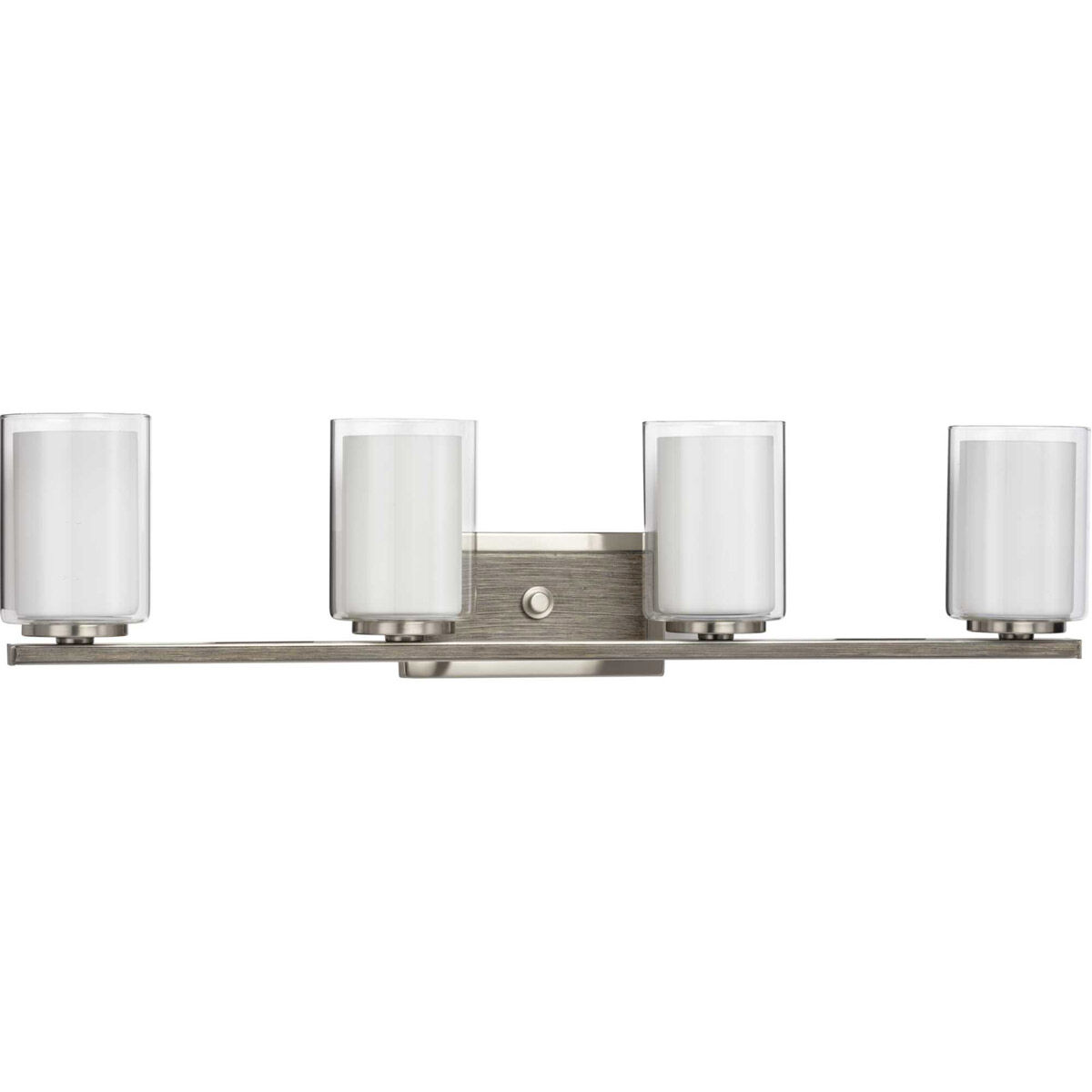 Beaches 4 Light 34 inch Brushed Nickel Bath Vanity Wall Light