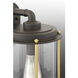 Atlantis 1 Light 9.75 inch Architectural Bronze Outdoor Hanging Lantern