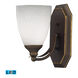 Sea of Azov LED 8 inch Aged Bronze Vanity Light Wall Light
