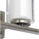 Beaches 4 Light 34 inch Brushed Nickel Bath Vanity Wall Light