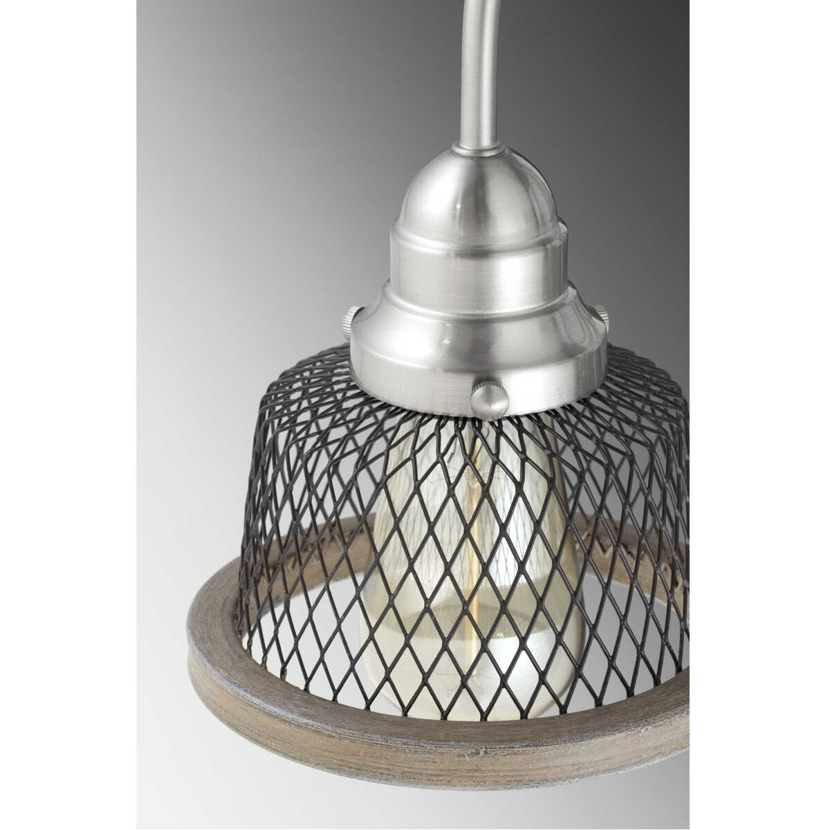 Biarritz 3 Light 20 inch Brushed Nickel Chandelier Ceiling Light