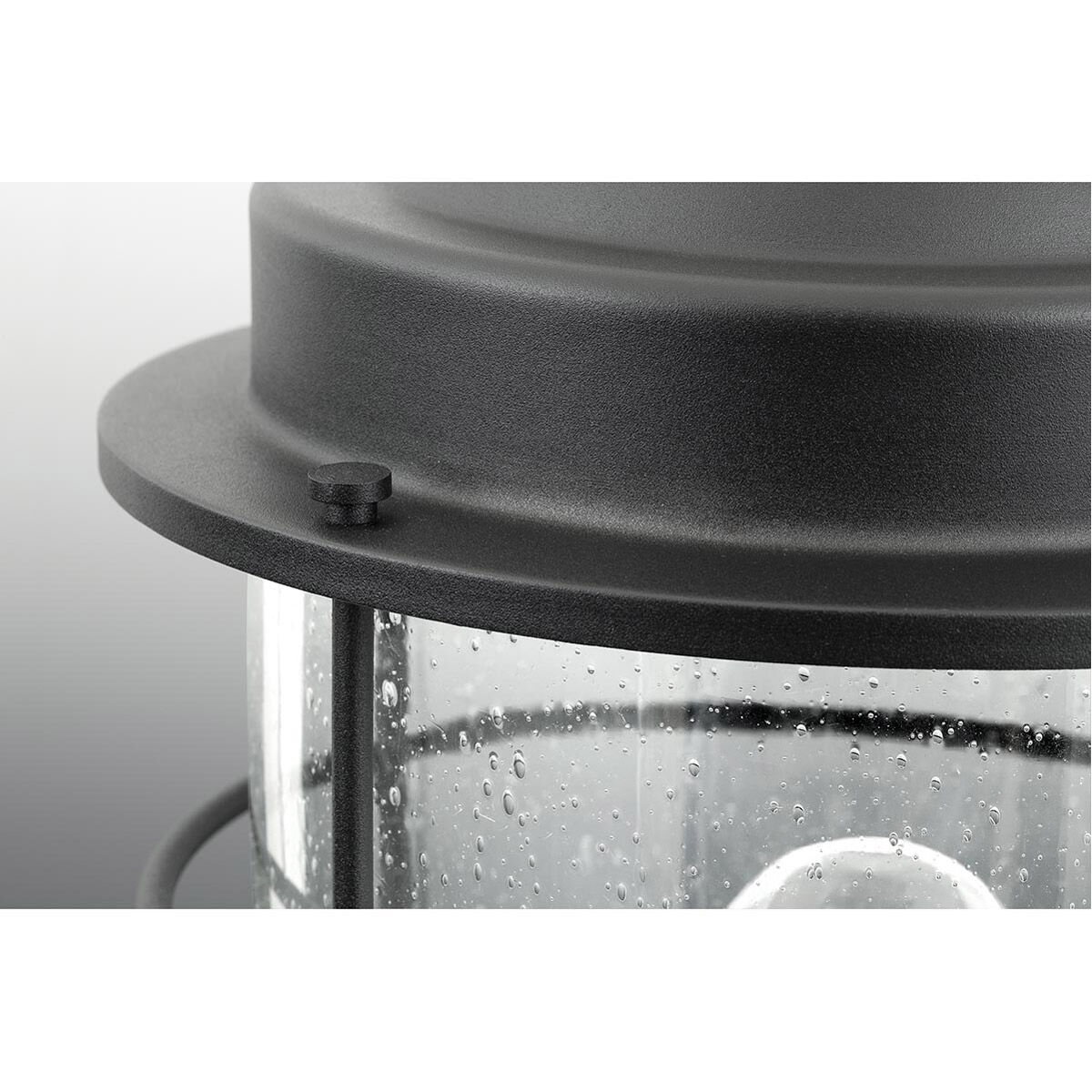 Flatts 1 Light 11 inch Black Outdoor Wall Lantern