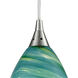 Cabarete 1 Light 5 inch Satin Nickel Mini Pendant Ceiling Light
