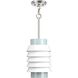 Railay Beach 1 Light 8 inch Brushed Nickel Pendant Ceiling Light, Design Series