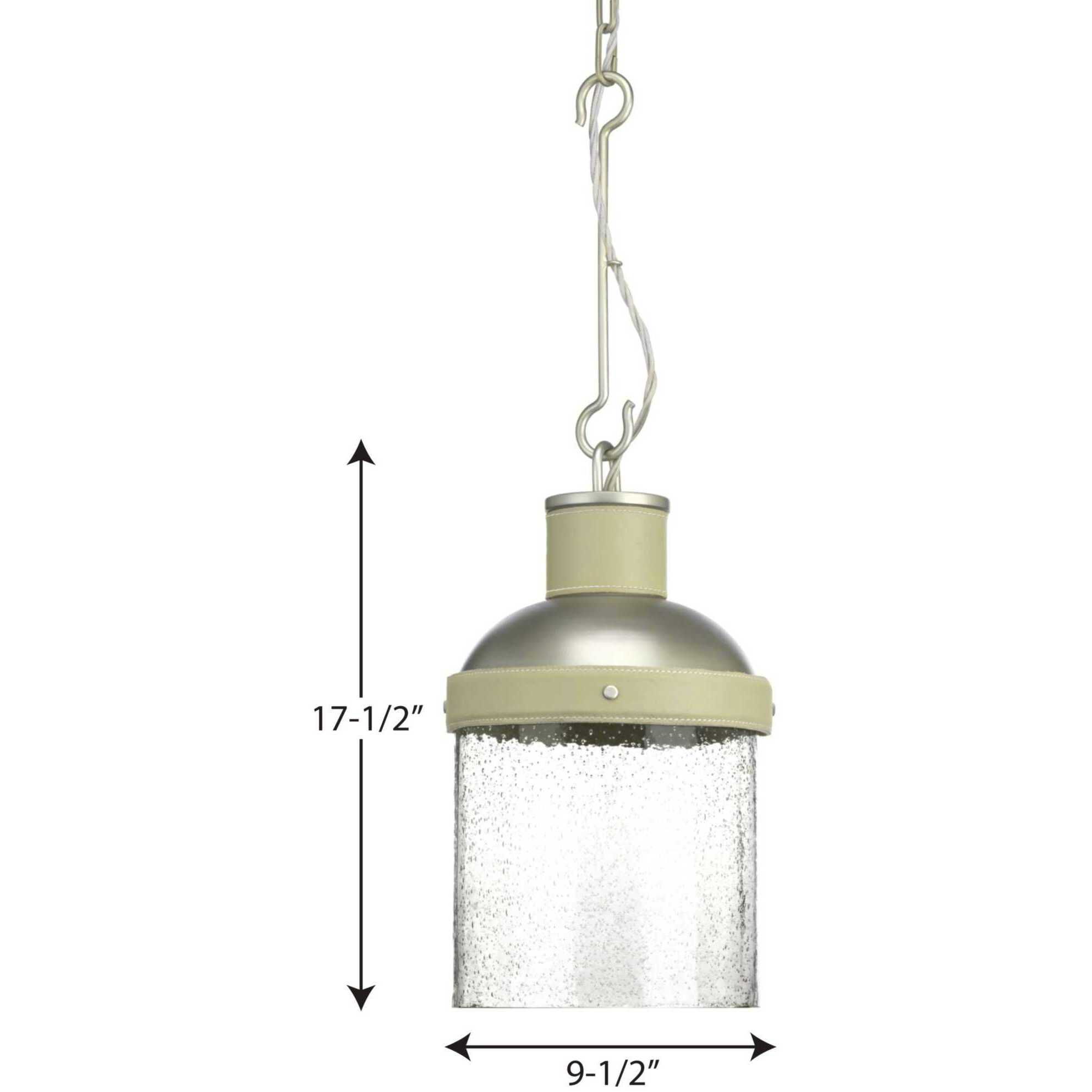 Frenchman Bay 1 Light 9.5 inch Antique Nickel Pendant Ceiling Light, Design Series