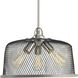 Biarritz 3 Light 16 inch Brushed Nickel Pendant Ceiling Light