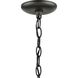 Blue Marlin 1 Light 13 inch Graphite Pendant Ceiling Light, Design Series