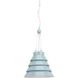 Blue Hill 1 Light 13.88 inch Matte Blue Enamel Pendant Ceiling Light, Design Series