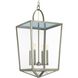 Oludeniz Beach 4 Light 16.25 inch Antique Nickel Foyer Pendant Ceiling Light, Design Series