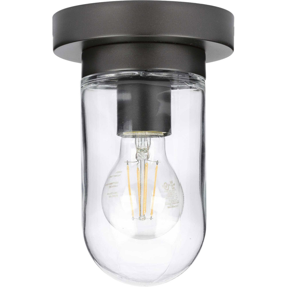 Paia 1 Light 5.13 inch Graphite Flush Mount Ceiling Light