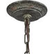Bright 5 Light 24 inch Washed Gray with Malted Rust Chandelier Ceiling Light