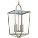 Oludeniz Beach 4 Light 16.25 inch Antique Nickel Foyer Pendant Ceiling Light, Design Series