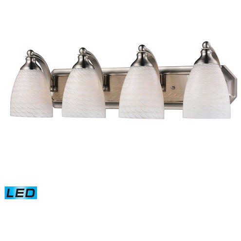 Sea of Azov LED 27 inch Satin Nickel Vanity Light Wall Light