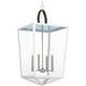 Oludeniz Beach 4 Light 16.25 inch White Foyer Pendant Ceiling Light, Design Series