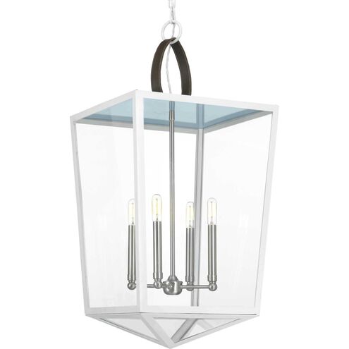 Oludeniz Beach 4 Light 16.25 inch White Foyer Pendant Ceiling Light, Design Series