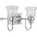 Maritime 2 Light 15 inch Polished Chrome Bath Vanity Wall Light