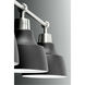 Paradise Beach 4 Light 33 inch Brushed Nickel Bath Vanity Wall Light