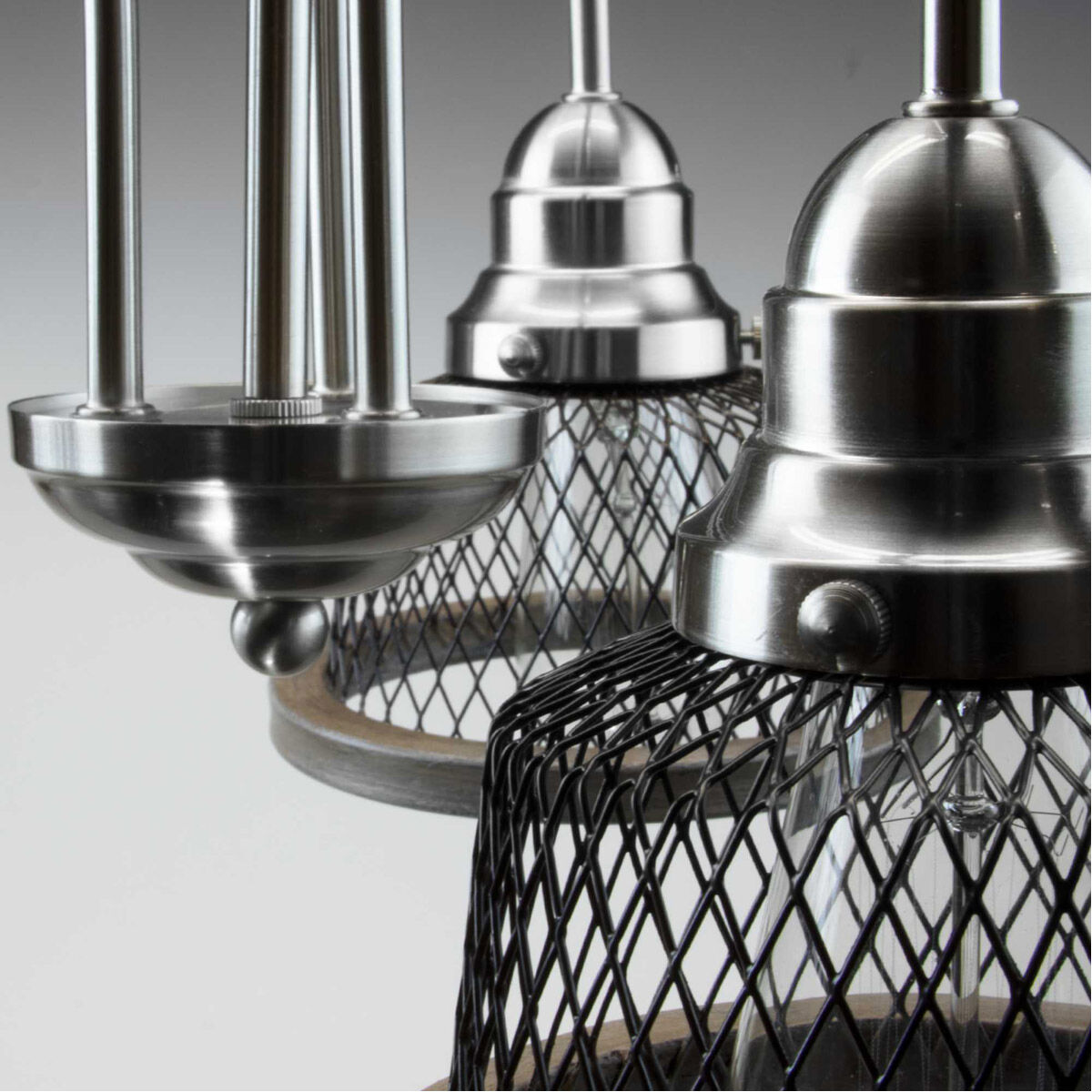 Biarritz 3 Light 20 inch Brushed Nickel Chandelier Ceiling Light