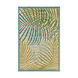 Port 90 X 60 inch Sky Blue/Dark Green/Aqua/Khaki Indoor Area Rug, Polypropylene