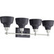 Paradise Beach 4 Light 33 inch Brushed Nickel Bath Vanity Wall Light