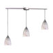 Ploperro 3 Light 36 inch Satin Nickel Mini Pendant Ceiling Light