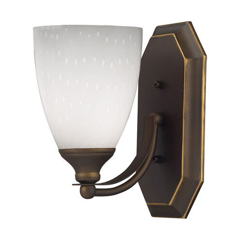 Sea of Azov 1 Light 8 inch Aged Bronze Vanity Light Wall Light