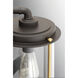 Atlantis 1 Light 9.75 inch Architectural Bronze Outdoor Hanging Lantern