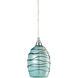 Bay of Campeche 1 Light 5 inch Satin Nickel Mini Pendant Ceiling Light